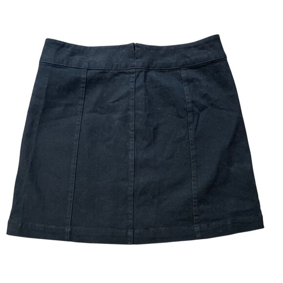 Jack By BB Dakota Black Studded Mini Skirt Size 4 Emo Preppy - Picture 2 of 6